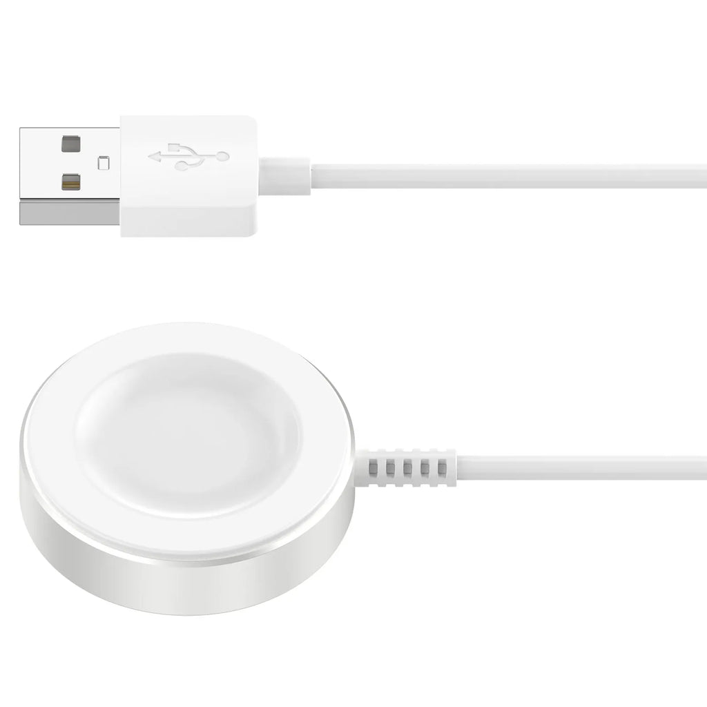 Metal White Charger for Huawei Watch 5 42mm 46mm/ Fit 4/ Fit4 Pro/ D2/GT 5/ Huawei Watch 3 Pro/ GT3 Charging Dock Base Magnetic