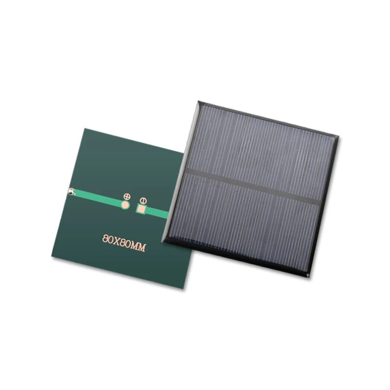 4V 5.5V 5V 6V 7V 10V 12V Mono/polycrystalline solar panel battery module Epoxy board PET power generation board model