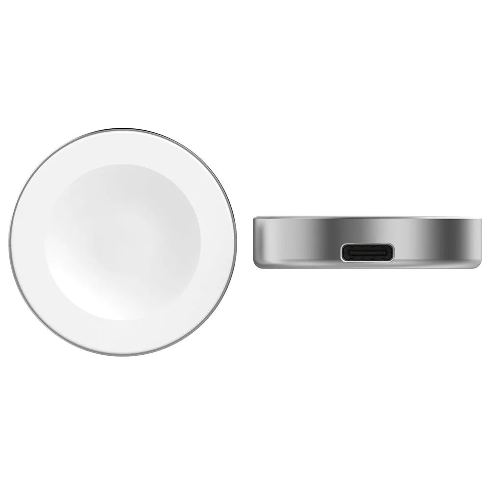 Metal White Charger for Huawei Watch 5 42mm 46mm/ Fit 4/ Fit4 Pro/ D2/GT 5/ Huawei Watch 3 Pro/ GT3 Charging Dock Base Magnetic