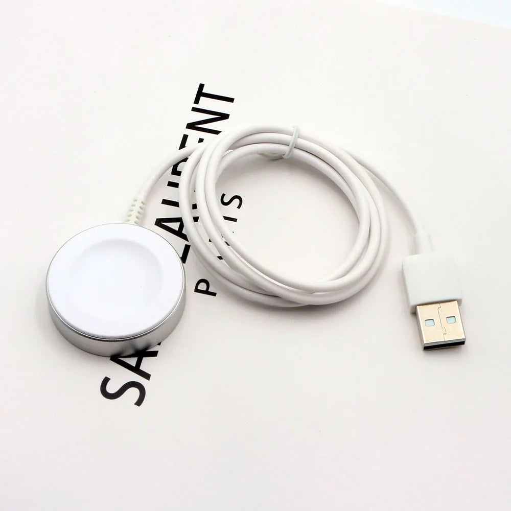 Metal White Charger for Huawei Watch 5 42mm 46mm/ Fit 4/ Fit4 Pro/ D2/GT 5/ Huawei Watch 3 Pro/ GT3 Charging Dock Base Magnetic