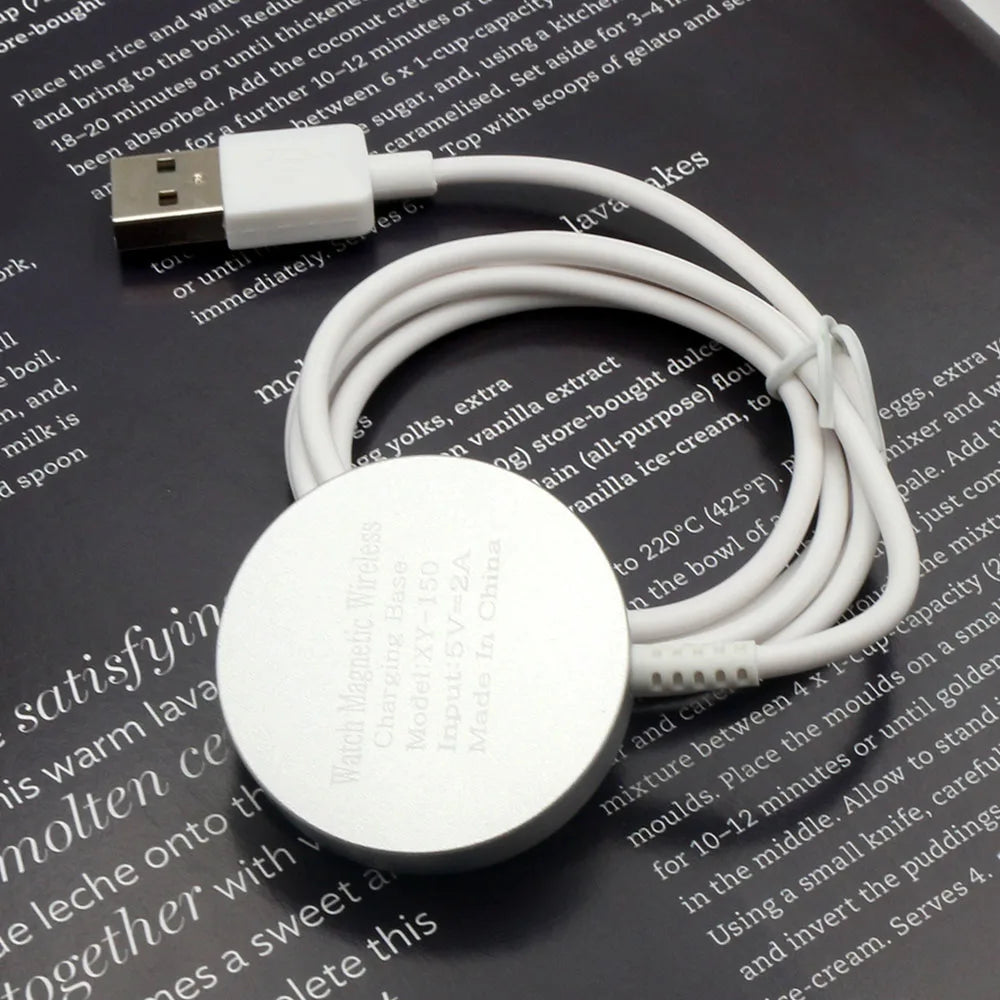 Metal White Charger for Huawei Watch 5 42mm 46mm/ Fit 4/ Fit4 Pro/ D2/GT 5/ Huawei Watch 3 Pro/ GT3 Charging Dock Base Magnetic