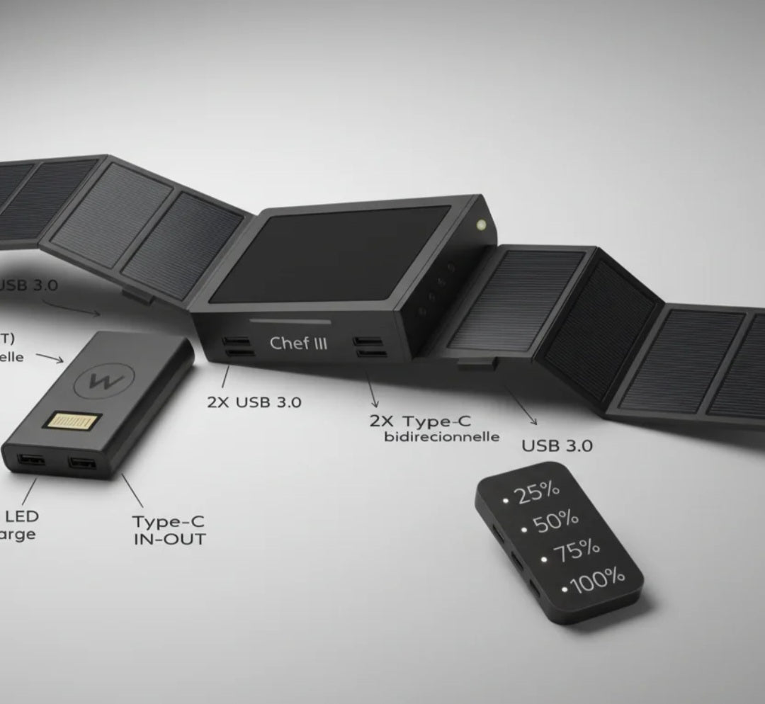 Chef lll -Universal Solar Charger - 50000 mAH (Copie)